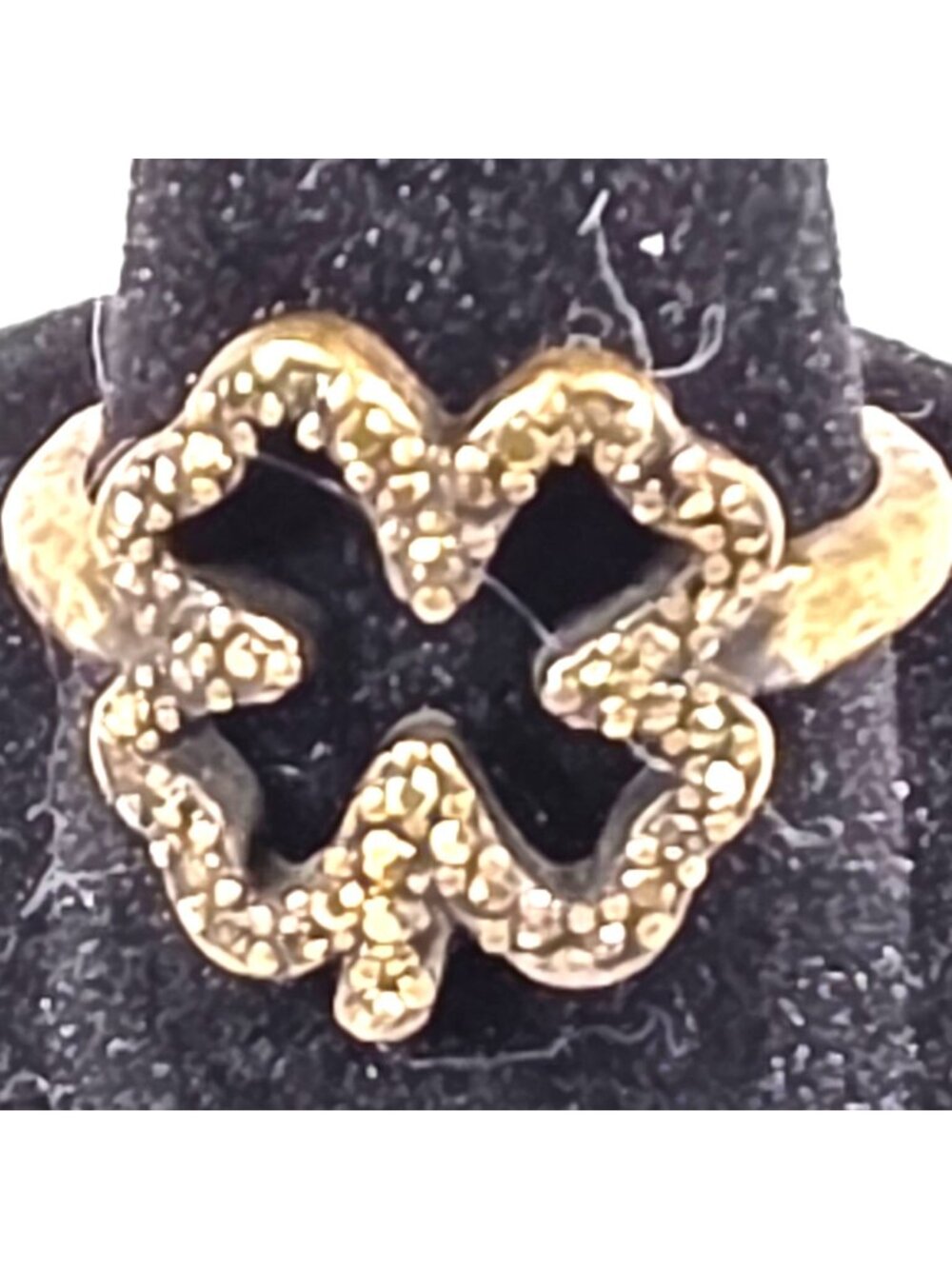 Lucky Brand Ring Gold-Tone Openwork Shamrock Size 7 Clover womens jewelry